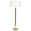 Dexter Floor Lamp In Walnut And Brass