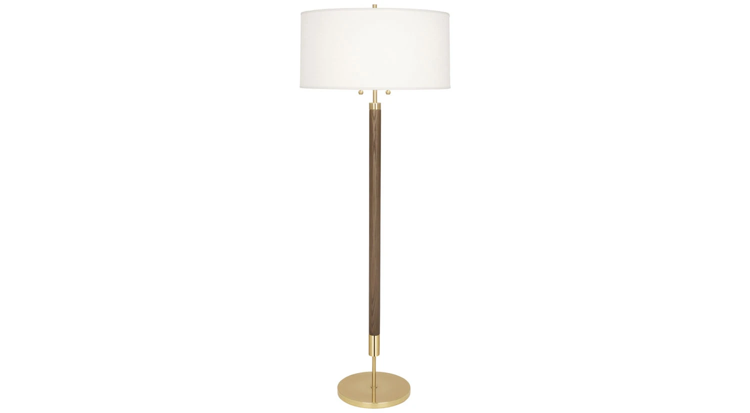 Dexter Floor Lamp In Walnut And Brass 1 Dexter Floor Lamp In Walnut And Brass