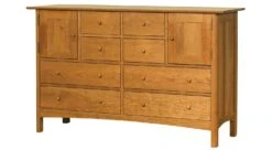 Heartwood 8 Drawer 2 Door Dresser