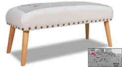 Boston Skyline Ottoman