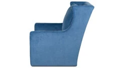 Chance Swivel Chair -Furniture Sale Store Chance Swivel Chair Tasha Indigo Side Main