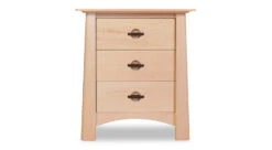 Harvestmoon 3 Drawer Nightstand By Maple Corner Woodworks -Furniture Sale Store Harvestmoon 3 Drawer Nightstand Maple front main