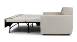 Langdon Comfort Sleeper With Storage Chaise -Furniture Sale Store Langdon ComfortSleeper BeaconCream SideOpen main