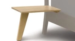 Linn Bed Oak -Furniture Sale Store Linn Attached NightstandOak front main