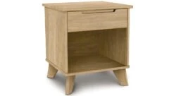 Linn 1 Drawer Night Stand Oak