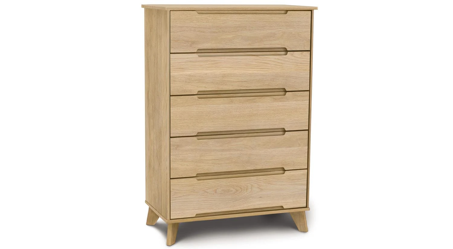 Linn 5 Drawer Dresser Oak 1 Linn 5 Drawer Dresser Oak