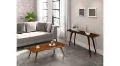 Martin Console Table By Saloom -Furniture Sale Store MVWS 2554 MAR L Walnut and MVWS 1454 MAR T Walnut main