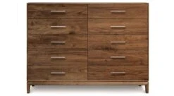 Mansfield 10 Drawer Dresser -Furniture Sale Store Mansfield10DrawerHeadOnWalnut main