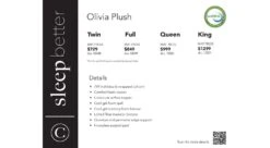 Olivia Plush Mattress 5 Olivia Plush Mattress -Furniture Sale Store Olivia Plush price cards July 2023 main
