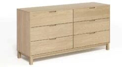 Oslo 6 Drawer Dresser