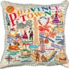 Provincetown Hand-Embroidered Pillow