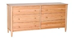 Shaker 6 Drawer Dresser