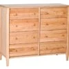Shaker Small 8 Drawer Dresser