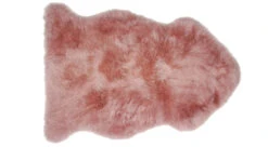 Sheepskin Single Pelt -Furniture Sale Store Single Pelt Dark Rose Front Main 2