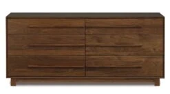 Sloane 6 Drawer Dresser -Furniture Sale Store Sloane6DrawerHeadOnWalnut main