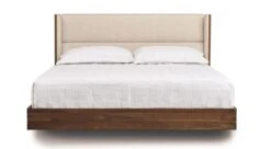 Sloane Floating Bed -Furniture Sale Store SloaneFloatingBedHeadOnWalnut main
