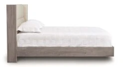 Sloane Floating Bed -Furniture Sale Store SloaneFloatingBedSideViewWeatheredAsh main