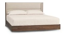 Sloane Floating Bed -Furniture Sale Store SloaneFloatingBedWalnut main