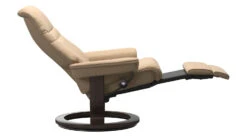 Sunrise Stressless Recliner With Power Leg & Back -Furniture Sale Store Stressless Sunrise side reclined paloma beige Main