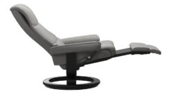 View Stressless Recliner With Power Leg & Back -Furniture Sale Store Stressless View side reclined paloma silver grey Main