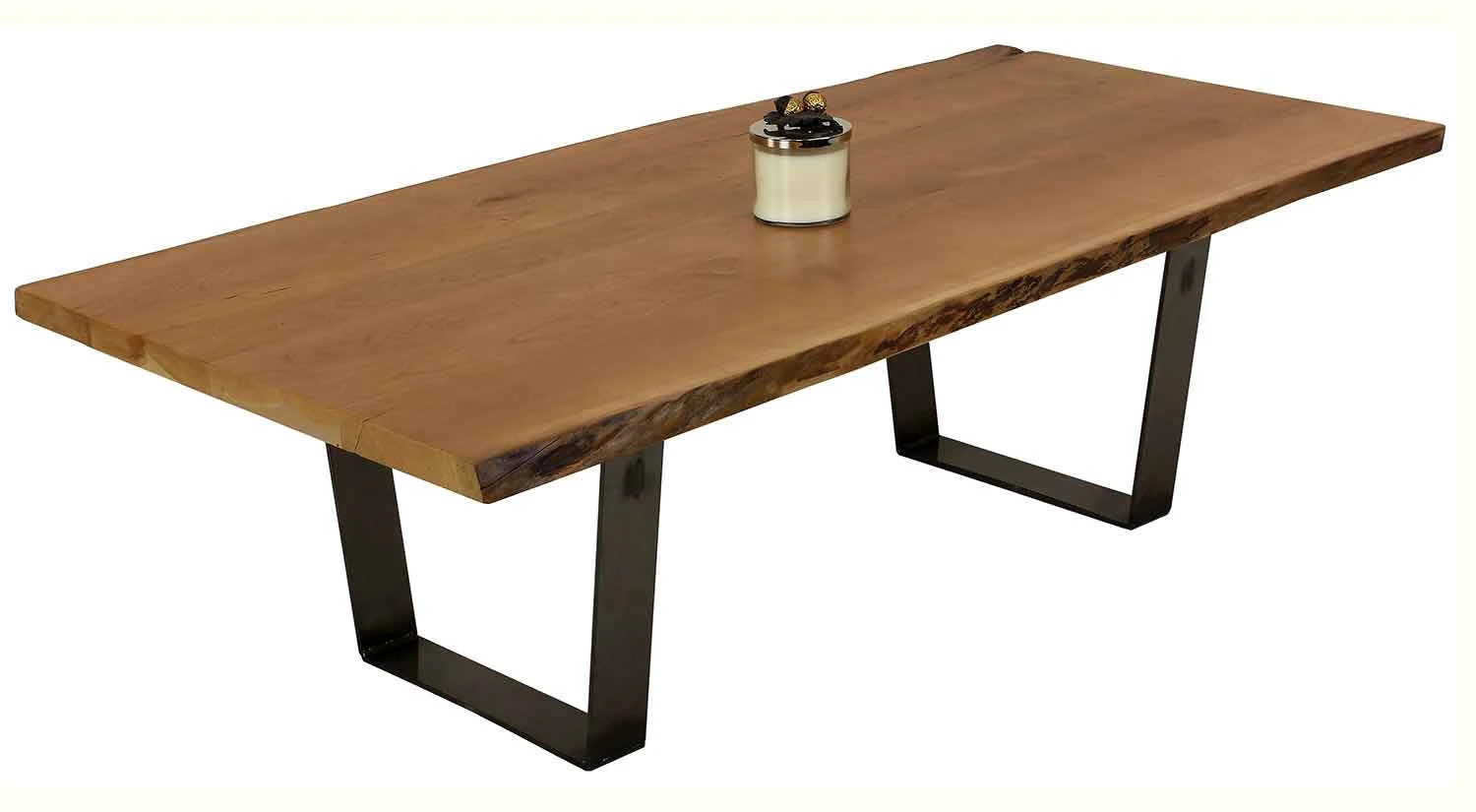 Live Edge Vergennes Cocktail Table In Natural Cherry 1 Live Edge Vergennes Cocktail Table In Natural Cherry