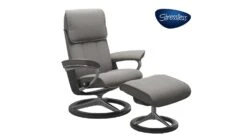 Admiral Stressless Chair And Ottoman Signature