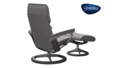 Admiral Stressless Chair And Ottoman Signature -Furniture Sale Store admiral signature back main