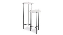 Albeta Marble Pedestal Table