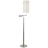 Anton Large Swing Arm Floor Lamp In Polished Nickel