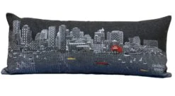 Boston Skyline Night Scene