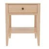 Brandon 1 Drawer Nightstand In Natural Maple