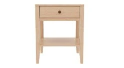 Brandon 1 Drawer Nightstand In Natural Maple