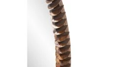 Coined Round Mirror -Furniture Sale Store coined mirror detail 17309 main