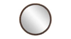 Coined Round Mirror
