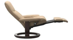 Consul Stressless Recliner With Power Leg & Back -Furniture Sale Store consul recliner power leg back paloma beige reclined Main