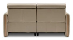 Emily Stressless Power Loveseat -Furniture Sale Store emily stressless loveseat fog wood back main