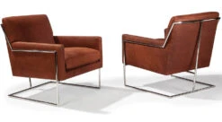 Hi-Wire Lounge Chair -Furniture Sale Store hi wire lounge chair polished steel main