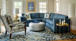 Horizon Sectional -Furniture Sale Store horizon blue sectional 1