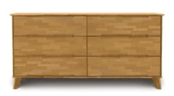 Linn 6 Drawer Dresser -Furniture Sale Store linn 6drawer natcherry front main