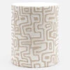 Loman Garden Stool In White