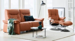 Mary Stressless Power Loveseat -Furniture Sale Store mary stressless loveseat orange room setting01 main