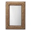 Rectangle Jute Mirror