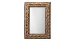 Rectangle Jute Mirror