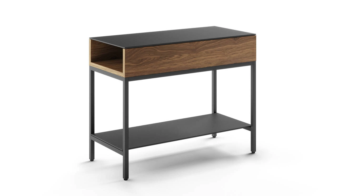 Reveal End Table In Natural Walnut 1 Reveal End Table In Natural Walnut