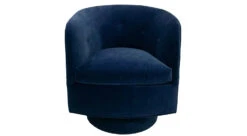 Roxy Swivel Chair By Thayer Coggin -Furniture Sale Store roxy swivel blue velvet front main