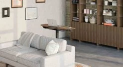 Soma Lift Console Table -Furniture Sale Store soma 1133 height adjustable console table walnut ls1 main