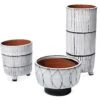 Striae Vases Set Of Three