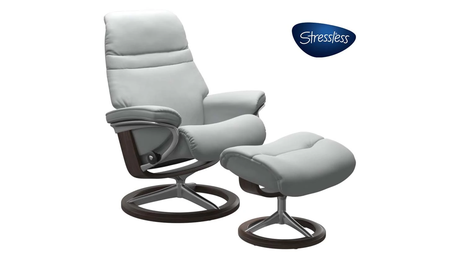Sunrise Stressless Chair And Ottoman Signature 1 Sunrise Stressless Chair And Ottoman Signature