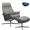 Sunrise Stressless Chair And Ottoman X-Base