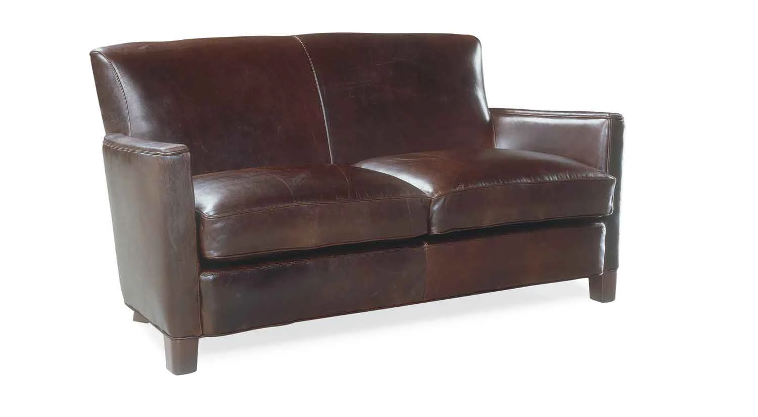 Trent Leather Loveseat 1 Trent Leather Loveseat